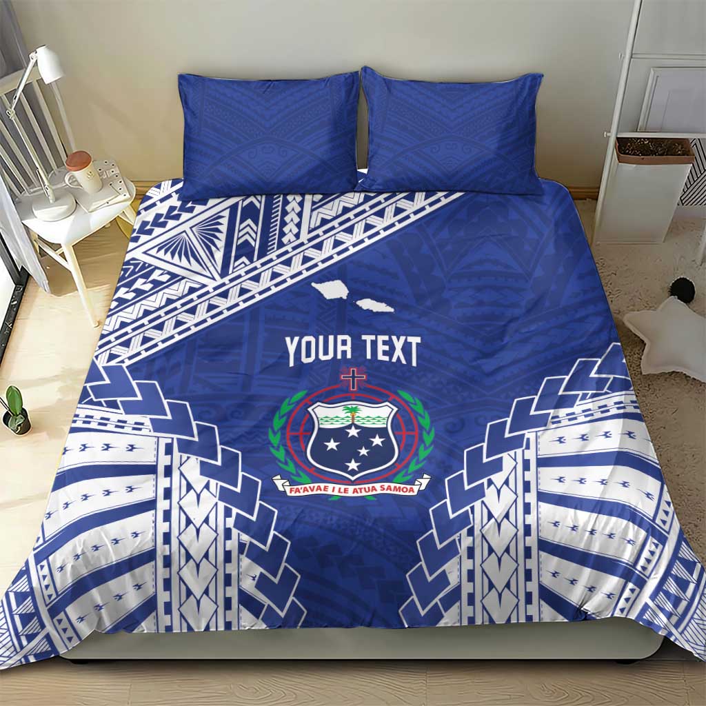 Toa Samoa Rugby Custom Bedding Set Go Champions Pacific Samoan Pattern - Polynesian Pride