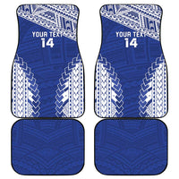 Toa Samoa Rugby Custom Car Mats Go Champions Pacific Samoan Pattern - Polynesian Pride