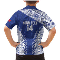 Toa Samoa Rugby Custom Family Matching Mermaid Dress and Hawaiian Shirt Go Champions Pacific Samoan Pattern - Polynesian Pride