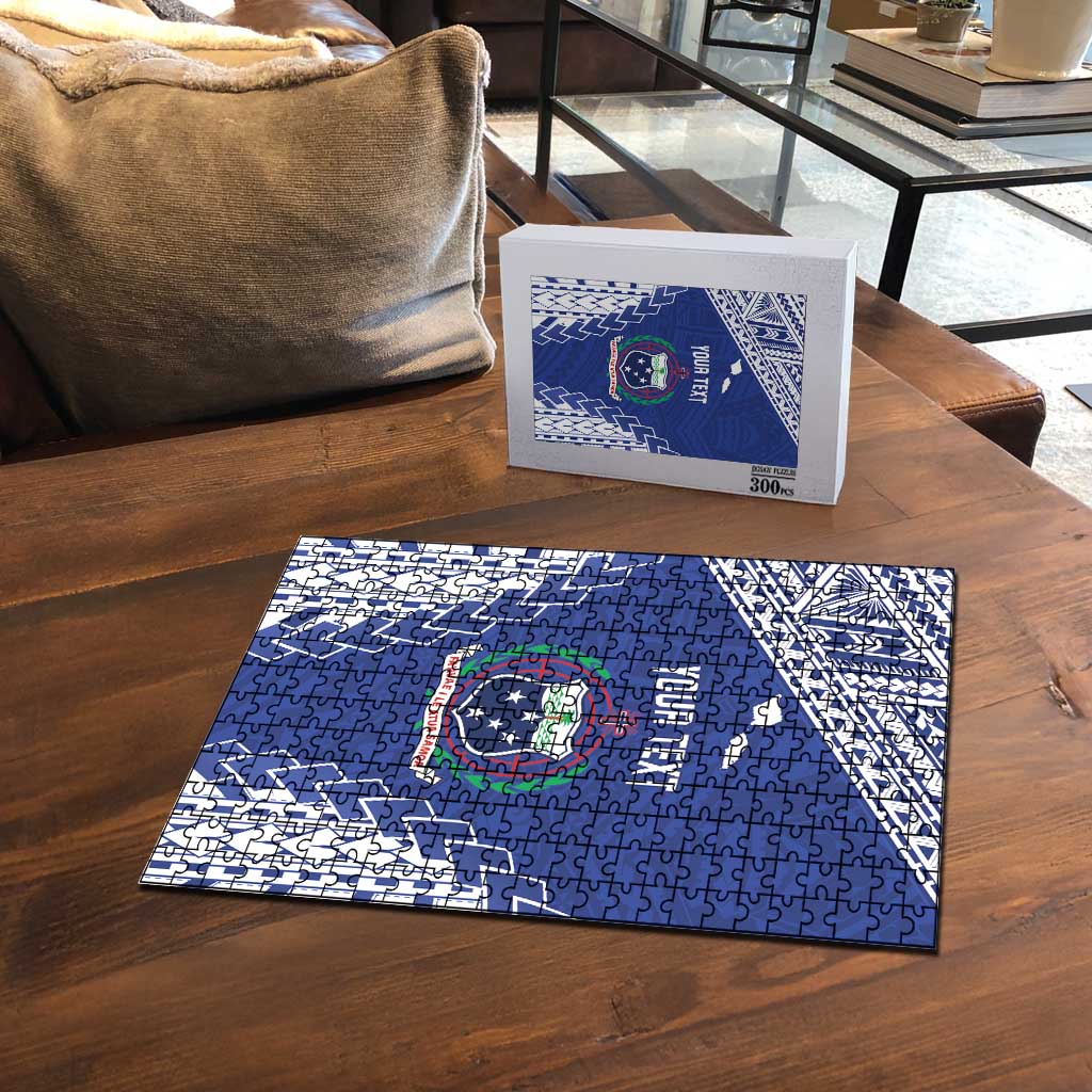 Toa Samoa Rugby Custom Puzzle Go Champions Pacific Samoan Pattern - Polynesian Pride