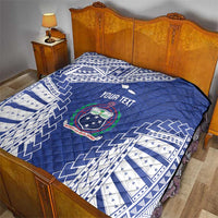 Toa Samoa Rugby Custom Quilt Go Champions Pacific Samoan Pattern - Polynesian Pride