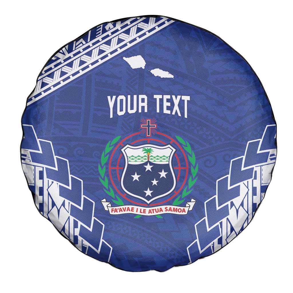 Toa Samoa Rugby Custom Spare Tire Cover Go Champions Pacific Samoan Pattern - Polynesian Pride