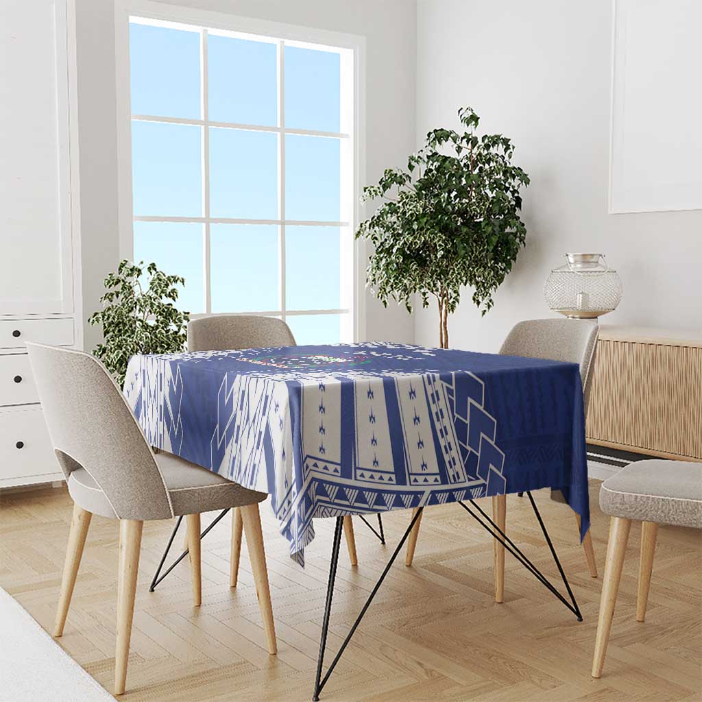 Toa Samoa Rugby Custom Tablecloth Go Champions Pacific Samoan Pattern - Polynesian Pride