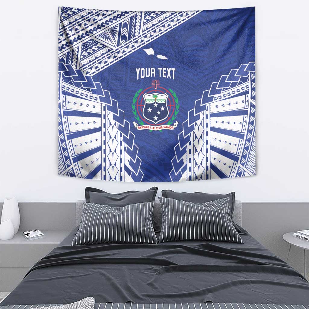Toa Samoa Rugby Custom Tapestry Go Champions Pacific Samoan Pattern - Polynesian Pride