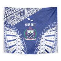 Toa Samoa Rugby Custom Tapestry Go Champions Pacific Samoan Pattern - Polynesian Pride