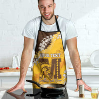 Personalized Mililani Hawaii High School Apron Puakenikeni Lei Hawaiian Pattern - Polynesian Pride