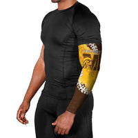 Personalized Mililani Hawaii High School Arm Sleeves Puakenikeni Lei Hawaiian Pattern - Polynesian Pride