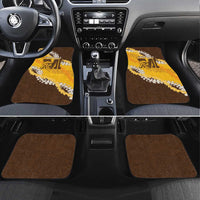 Personalized Mililani Hawaii High School Car Mats Puakenikeni Lei Hawaiian Pattern - Polynesian Pride