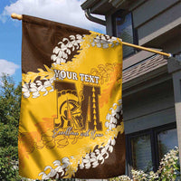 Personalized Mililani Hawaii High School Garden Flag Puakenikeni Lei Hawaiian Pattern - Polynesian Pride