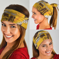 Personalized Mililani Hawaii High School Neck Gaiter Puakenikeni Lei Hawaiian Pattern - Polynesian Pride