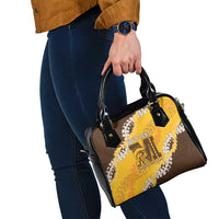 Personalized Mililani Hawaii High School Shoulder Handbag Puakenikeni Lei Hawaiian Pattern - Polynesian Pride