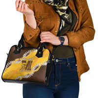 Personalized Mililani Hawaii High School Shoulder Handbag Puakenikeni Lei Hawaiian Pattern - Polynesian Pride