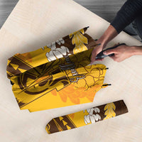 Personalized Mililani Hawaii High School Umbrella Puakenikeni Lei Hawaiian Pattern - Polynesian Pride