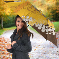 Personalized Mililani Hawaii High School Umbrella Puakenikeni Lei Hawaiian Pattern - Polynesian Pride