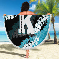 Personalized Kapolei Hawaii High School Beach Blanket Puakenikeni Lei Hawaiian Pattern - Polynesian Pride