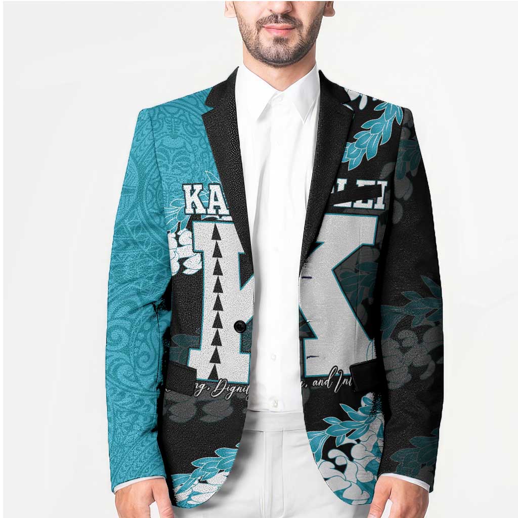 Personalized Kapolei Hawaii High School Blazer Puakenikeni Lei Hawaiian Pattern - Polynesian Pride