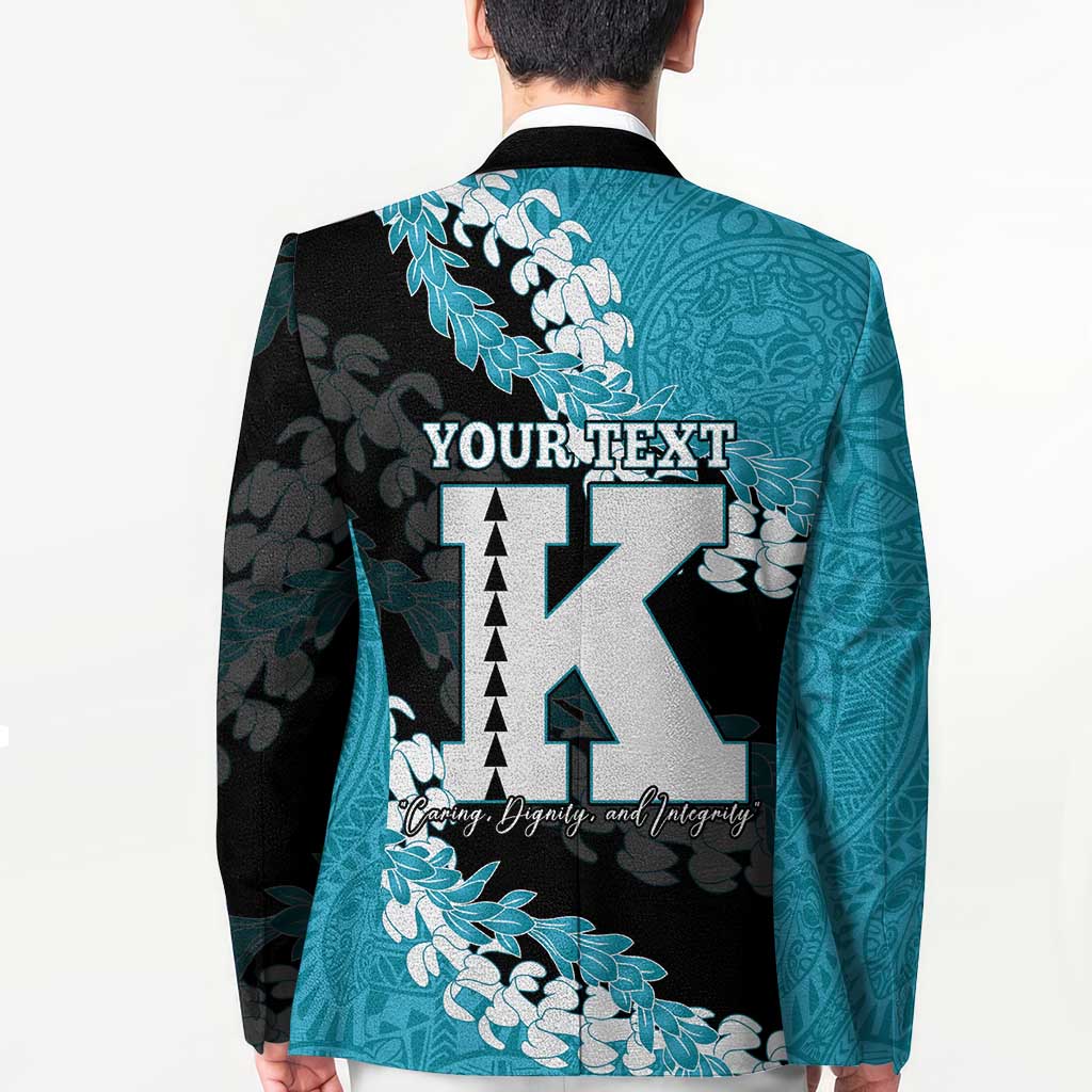 Personalized Kapolei Hawaii High School Blazer Puakenikeni Lei Hawaiian Pattern - Polynesian Pride