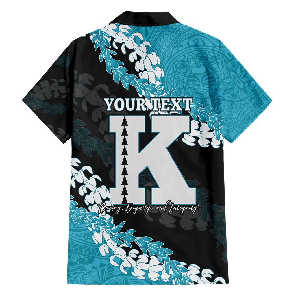 Personalized Kapolei Hawaii High School Hawaiian Shirt Puakenikeni Lei Hawaiian Pattern - Polynesian Pride
