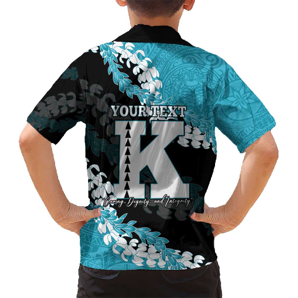 Personalized Kapolei Hawaii High School Hawaiian Shirt Puakenikeni Lei Hawaiian Pattern - Polynesian Pride