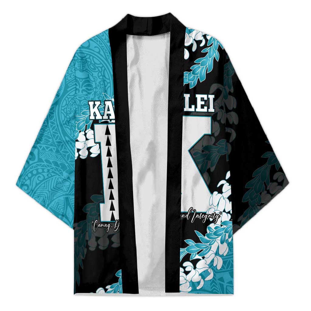 Personalized Kapolei Hawaii High School Kimono Puakenikeni Lei Hawaiian Pattern - Polynesian Pride