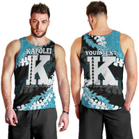 Personalized Kapolei Hawaii High School Men Tank Top Puakenikeni Lei Hawaiian Pattern - Polynesian Pride