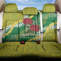 Personalized Leilehua Hawaii High School Back Car Seat Cover Puakenikeni Lei Hawaiian Pattern - Polynesian Pride