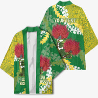 Personalized Leilehua Hawaii High School Kimono Puakenikeni Lei Hawaiian Pattern - Polynesian Pride
