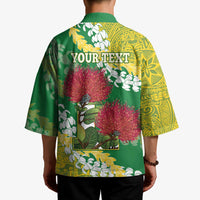 Personalized Leilehua Hawaii High School Kimono Puakenikeni Lei Hawaiian Pattern - Polynesian Pride