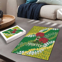 Personalized Leilehua Hawaii High School Puzzle Puakenikeni Lei Hawaiian Pattern - Polynesian Pride