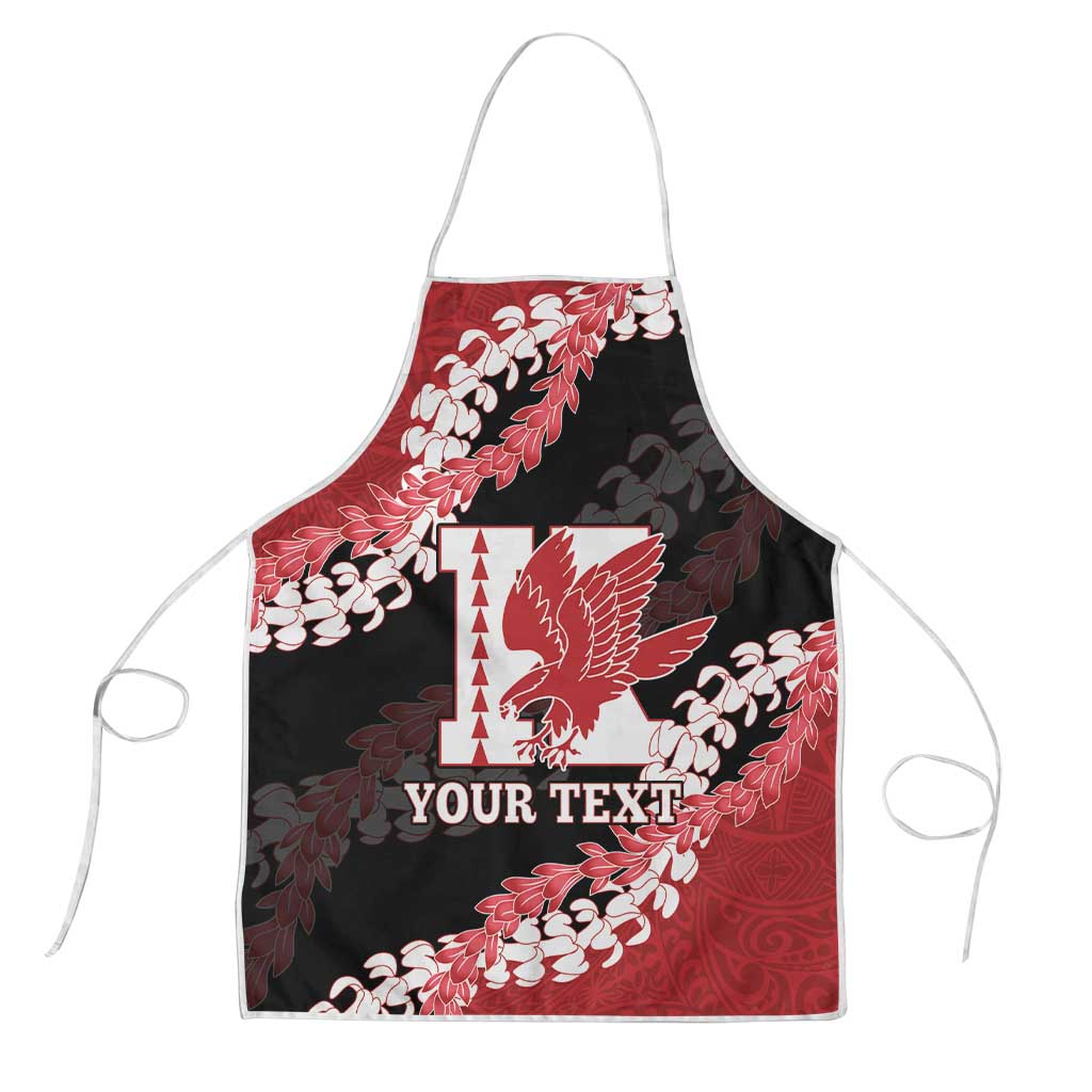 Personalized Kalani Hawaii High School Apron Puakenikeni Lei Hawaiian Pattern - Polynesian Pride