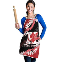 Personalized Kalani Hawaii High School Apron Puakenikeni Lei Hawaiian Pattern - Polynesian Pride