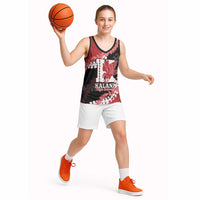 Personalized Kalani Hawaii High School Basketball Jersey Puakenikeni Lei Hawaiian Pattern - Polynesian Pride