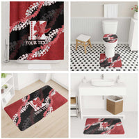 Personalized Kalani Hawaii High School Bathroom Set Puakenikeni Lei Hawaiian Pattern - Polynesian Pride