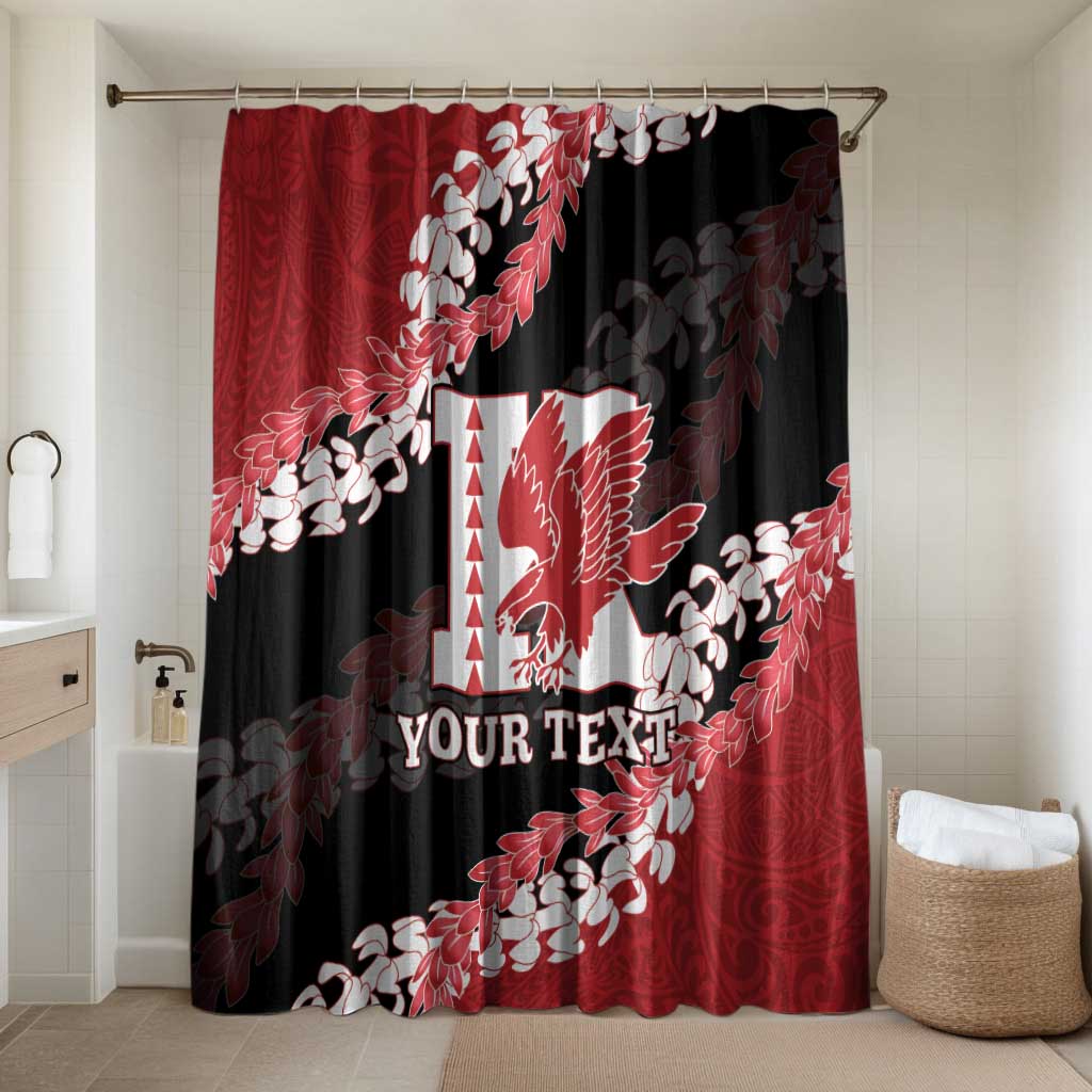 Personalized Kalani Hawaii High School Bathroom Set Puakenikeni Lei Hawaiian Pattern - Polynesian Pride