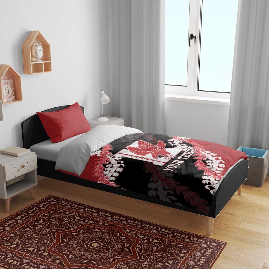 Personalized Kalani Hawaii High School Bedding Set Puakenikeni Lei Hawaiian Pattern - Polynesian Pride