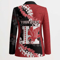 Personalized Kalani Hawaii High School Blazer Puakenikeni Lei Hawaiian Pattern - Polynesian Pride