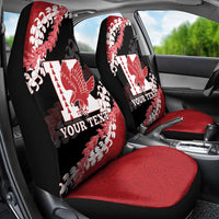 Personalized Kalani Hawaii High School Car Seat Cover Puakenikeni Lei Hawaiian Pattern - Polynesian Pride