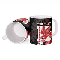 Personalized Kalani Hawaii High School Ceramic Mug Puakenikeni Lei Hawaiian Pattern - Polynesian Pride