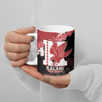 Personalized Kalani Hawaii High School Ceramic Mug Puakenikeni Lei Hawaiian Pattern - Polynesian Pride
