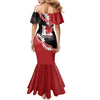 Personalized Kalani Hawaii High School Family Matching Mermaid Dress and Hawaiian Shirt Puakenikeni Lei Hawaiian Pattern - Polynesian Pride