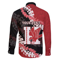 Personalized Kalani Hawaii High School Family Matching Off Shoulder Short Dress and Hawaiian Shirt Puakenikeni Lei Hawaiian Pattern - Polynesian Pride