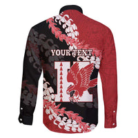 Personalized Kalani Hawaii High School Family Matching Short Sleeve Bodycon Dress and Hawaiian Shirt Puakenikeni Lei Hawaiian Pattern - Polynesian Pride