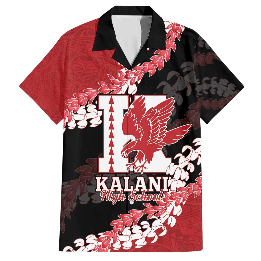 Personalized Kalani Hawaii High School Hawaiian Shirt Puakenikeni Lei Hawaiian Pattern - Polynesian Pride