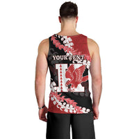 Personalized Kalani Hawaii High School Men Tank Top Puakenikeni Lei Hawaiian Pattern - Polynesian Pride