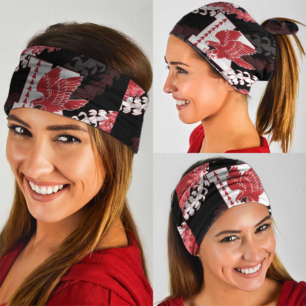 Personalized Kalani Hawaii High School Neck Gaiter Puakenikeni Lei Hawaiian Pattern - Polynesian Pride