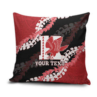Personalized Kalani Hawaii High School Pillow Cover Puakenikeni Lei Hawaiian Pattern - Polynesian Pride