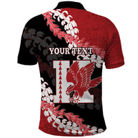 Personalized Kalani Hawaii High School Polo Shirt Puakenikeni Lei Hawaiian Pattern - Polynesian Pride