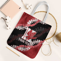 Personalized Kalani Hawaii High School Tote Bag Puakenikeni Lei Hawaiian Pattern - Polynesian Pride