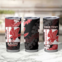 Personalized Kalani Hawaii High School Tumbler Cup Puakenikeni Lei Hawaiian Pattern - Polynesian Pride