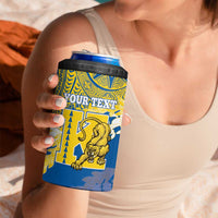 Personalized Kaiser Hawaii High School 4 in 1 Can Cooler Tumbler Puakenikeni Lei Hawaiian Pattern - Polynesian Pride